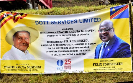 peer_schouten's tweet photo. Burundi, Uganda, &amp; Rwanda have long considered specific parts of eastern DRC "their" economic hinterland. After acts of 'hinterland piracy', in 2021, they each put boots on the ground; Uganda and M23 also rehabilitated roads. 
This has turned into a regional trade war. https://t.co/aLIrXU3TZm