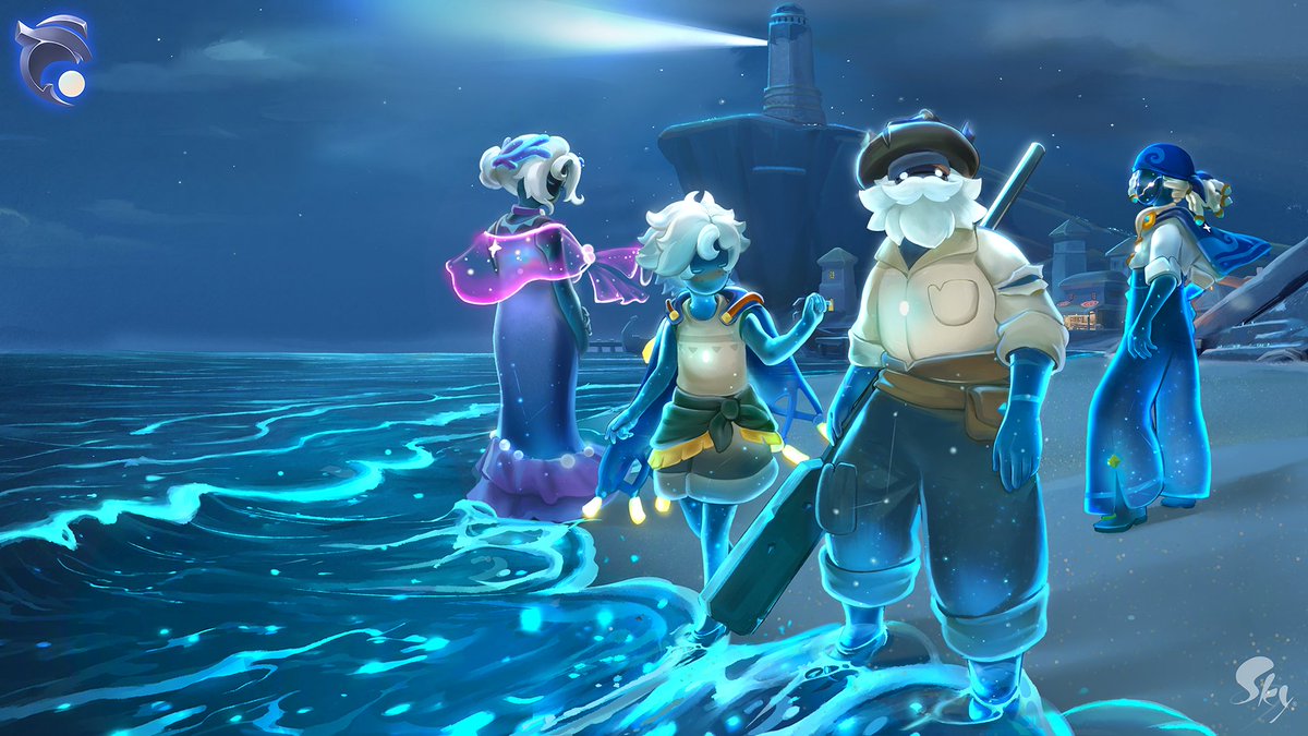 thatskygame's tweet photo. The sea is calling, Sky Kids! 🌊
Season of Pearl is now live! 🦪✨ https://t.co/N4ZoeNBnkw