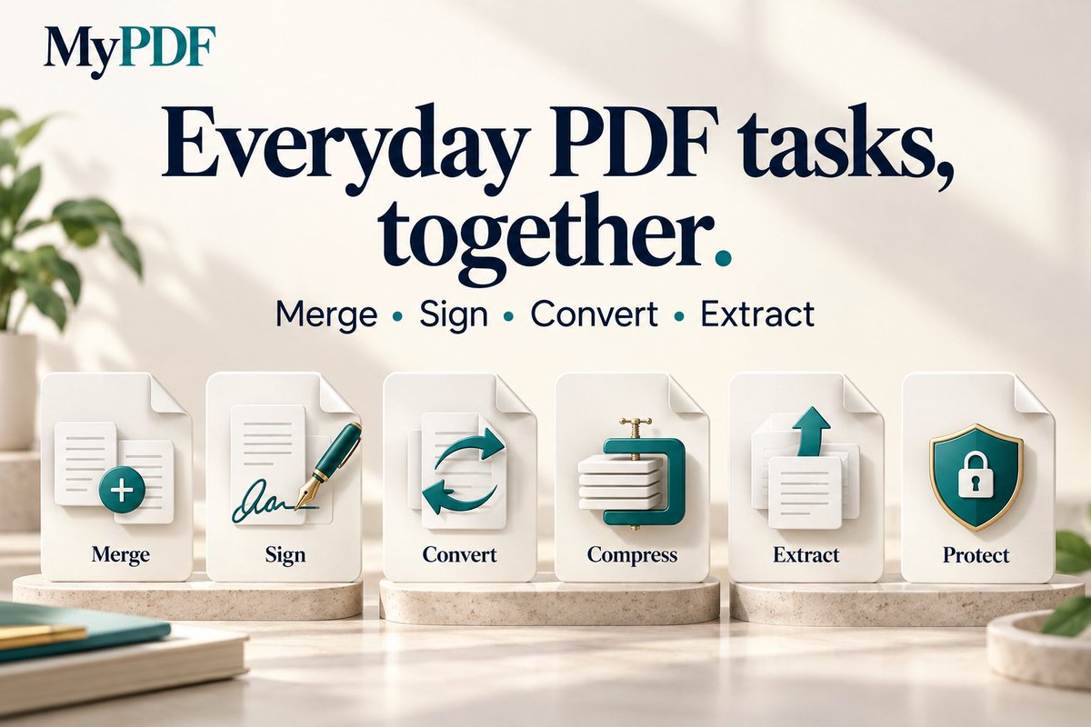 mypdfio's tweet photo. Less PDF busywork. More done. ✨

MyPDF recipes combine tasks in one job:

📄 Convert Word, Excel or slides to PDF
📦 Compress and ZIP
🔒 Add password protection
🏷️ Stamp and shrink
Pick your recipe:
https://t.co/iuhIgPjyo9

#PDF #Productivity #SmallBusiness https://t.co/0FmbMAMTRC