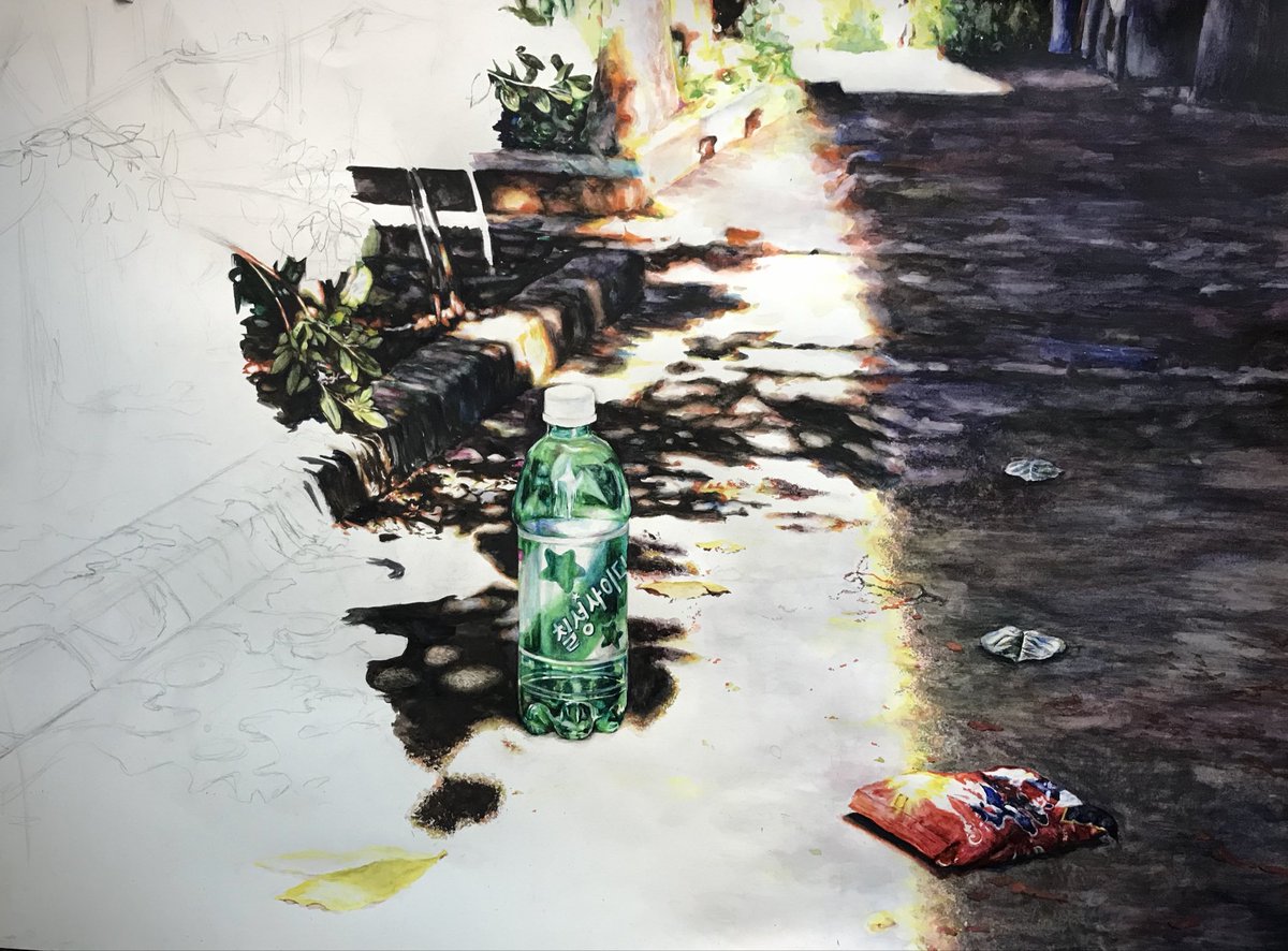 june_kyuuu's tweet photo. 7년전 그림 보면 내가 얼마나 변태였는지 알 수 있음 2절을 2호 붓으로만 그림.. https://t.co/VYR5CSCaER