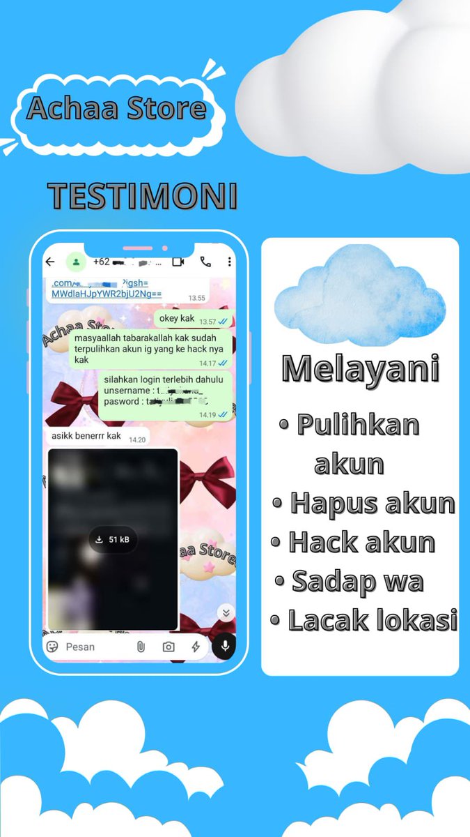 osatruj's tweet photo. All JASA❕

💭jasa hapus akun
💭jasa pemulihan &amp; balikin akun lupa pasword/ke hack
💭jasa lacak lokasi
💭jasa sadap wa
💭jasa lacak hp hilang by no hp/imei/akun
💭jasa hack/pemulihan akun (email,ig,wa,twiter/x, fb,tiktok)

FAST PROSES &amp; ORDER KE WA DIBIO❗️ https://t.co/9YqbduEFnR