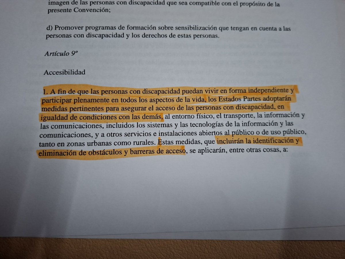 Choc0000cat's tweet photo. actual Ley Nac. sobre los dchos. de las personas con discapacidad N° 26.378 https://t.co/dc0TBfqsMx