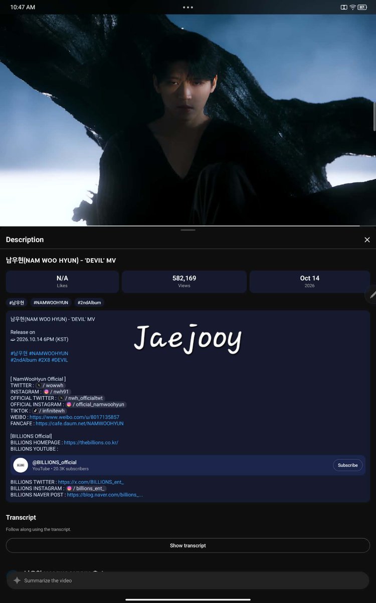 Jaejooy's tweet photo. @isvsteam Entries 1 and 2 .today too, Nam Woohyun💙
#NAMDEVIL #남우현
#2X8 #DEVIL #남우현_2X8_DEVIL_많관부 https://t.co/x2D7LWXT6o