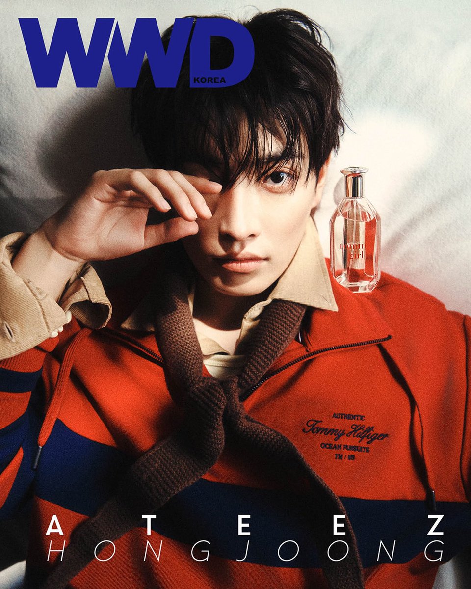 OneilyMusic's tweet photo. HONGJOONG of ATEEZ graces the cover of WWD Korea’s November 2026 issue. https://t.co/qgJraVsAec