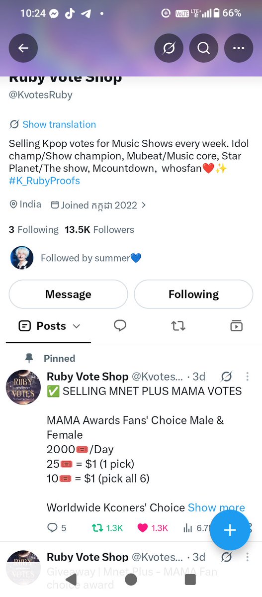 Sunshinek9n6's tweet photo. @KvotesRuby #ENHYPEN ON #2026MAMAVOTE https://t.co/Xt7DvnBa1O
