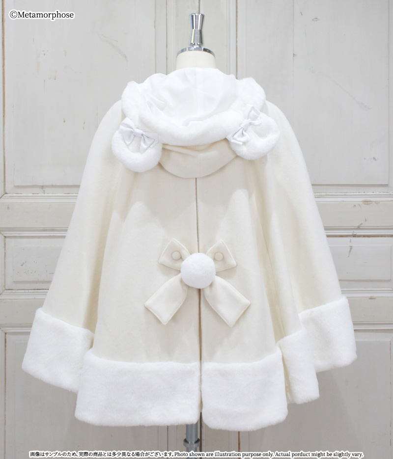 MetamorphoseEng's tweet photo. ✨❄️Now Available❄️✨
Outer 2026
https://t.co/EItwET9umh

- Bear Ears Bow Cloak (Swan Heart Charm)
- Double-Buttoned Cloak with Fur Collar

*Limited quantity
#outer #wintercloak #hoodedcloak #fauxfurcollar
#metamorphose #mtdf #Lolitafashion https://t.co/MUvmQhoOqc
