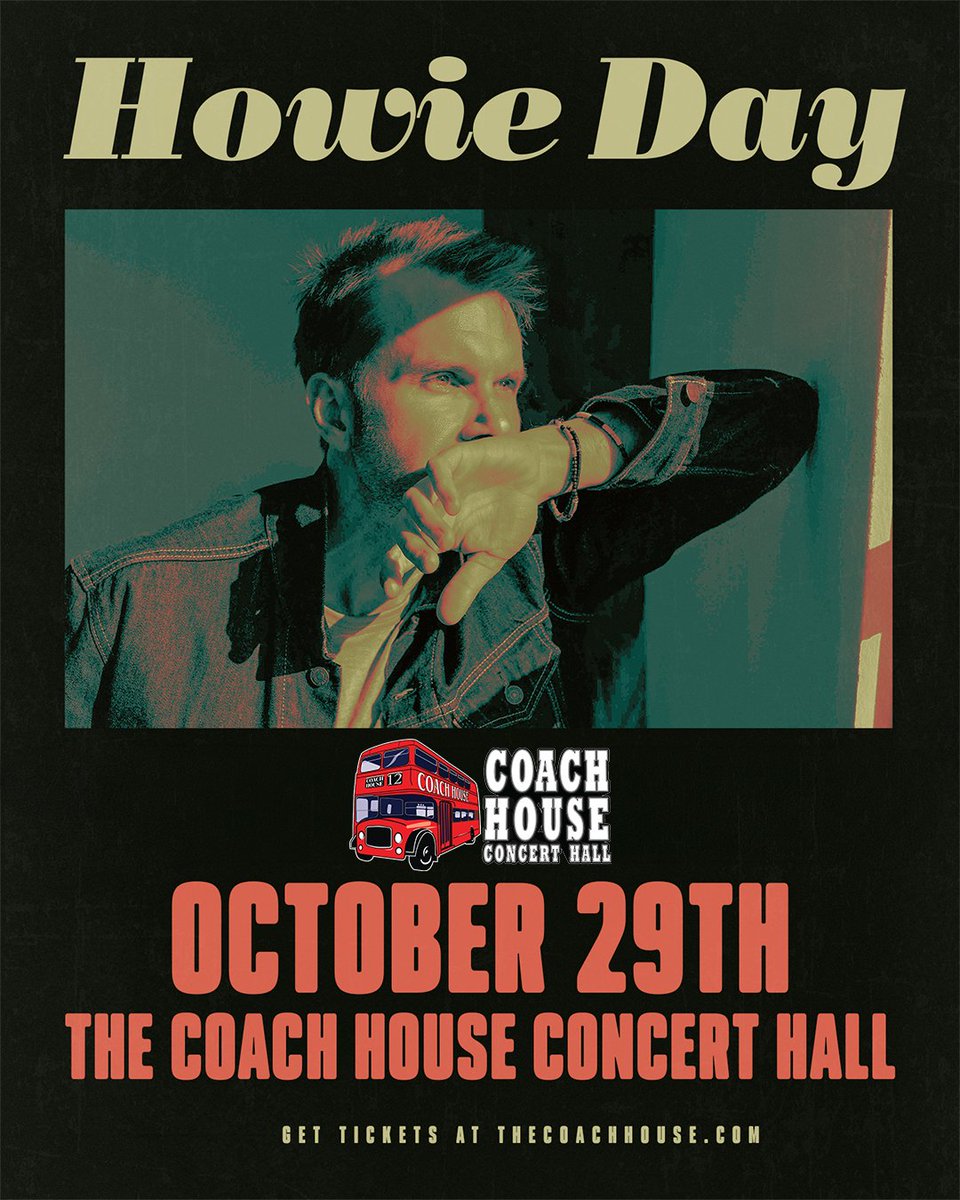 TheSoCalSound's tweet photo. 🧡 Members Only: See Howie Day at The Coach House in San Juan Capistrano on October 29! Tickets are on sale now at https://t.co/ELTnyvpWaQ

#giveaway #thesocalsound #livemusic #concerts #howieday https://t.co/RShTAAMQUI