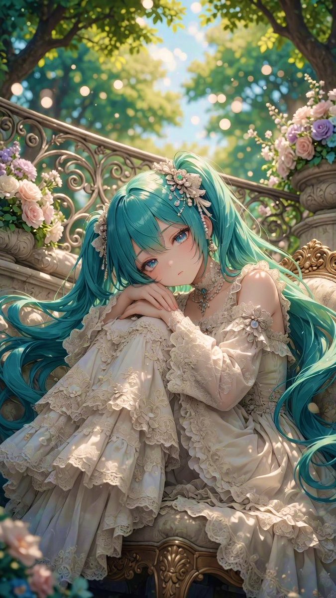 mormogtarou's tweet photo. 🌸「ねぇ…もう少しだけ、ここにいて？」

木漏れ日に包まれて、秘密のひと休み🦋✨

お姫様だって、たまには甘えたいの…🤍

#AIイラスト #AIart https://t.co/YO1XlU9qcl