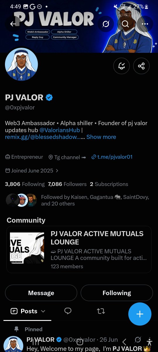 AanuJeremy's tweet photo. @ValoriansHub @0xpjvalor 0xC279081BedAD3CB522eA637750f2263a2cAB29C0

 #VALORIANSHUB #PJVALOR https://t.co/qWg0uV6Kn8