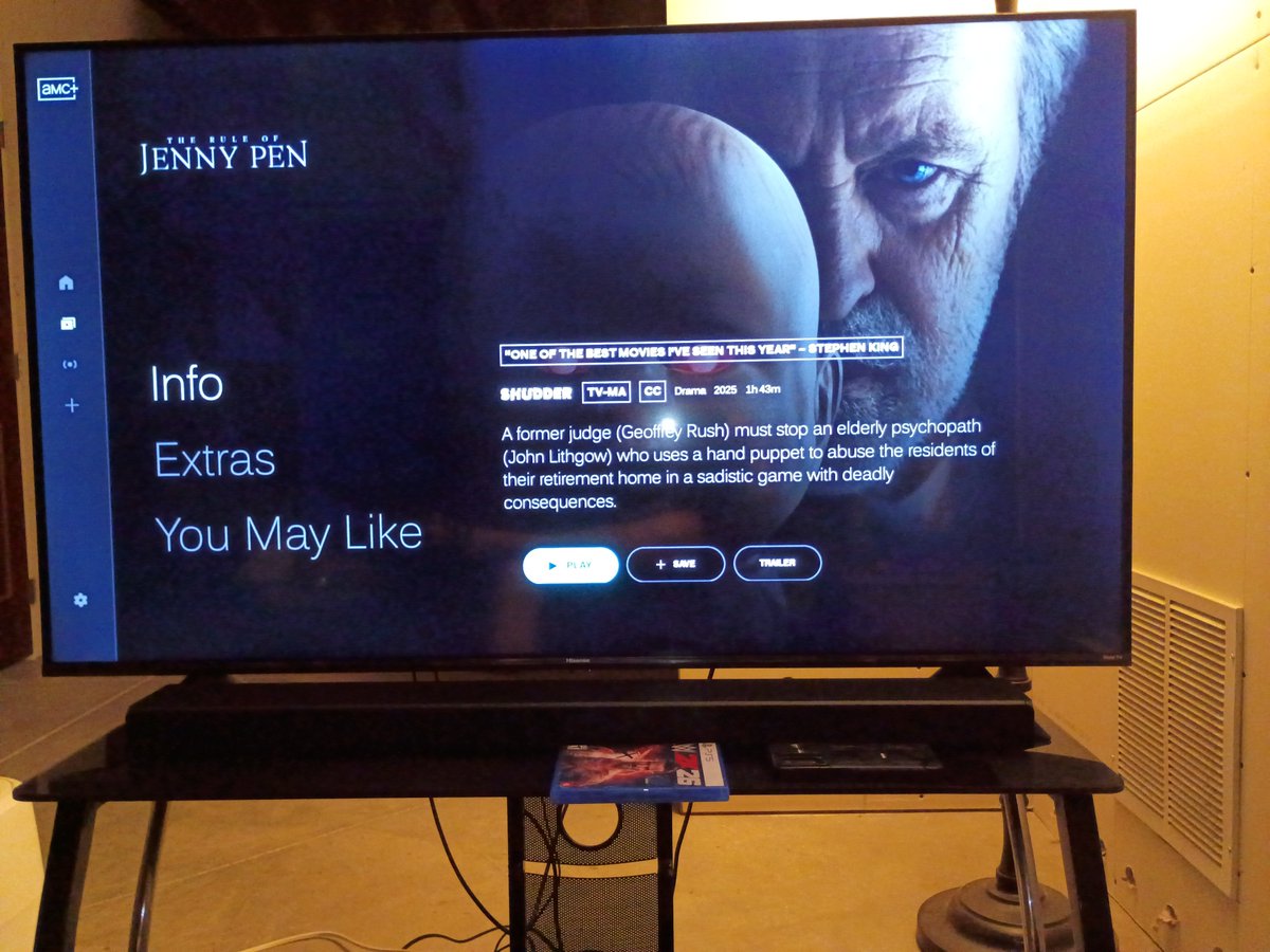 mtotten1984's tweet photo. Checking in for tonight's spooky season pick. Been wanting to check this out for awhile. #mutantfam #horrorfam https://t.co/wb012OeB6k