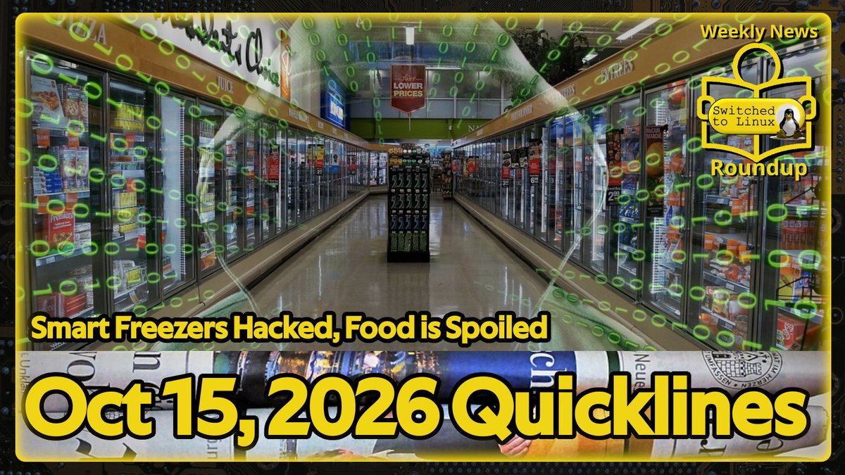 SwitchedToLinux's tweet photo. Hackers breached internet connected freezers to spoil food and the company blames freezers without security updates. We look at this and other privacy, security, and business tech stories.
#IoT #plannedobsolescence #flock
https://t.co/aMx0BVGZy1 https://t.co/ub43jHuV4P