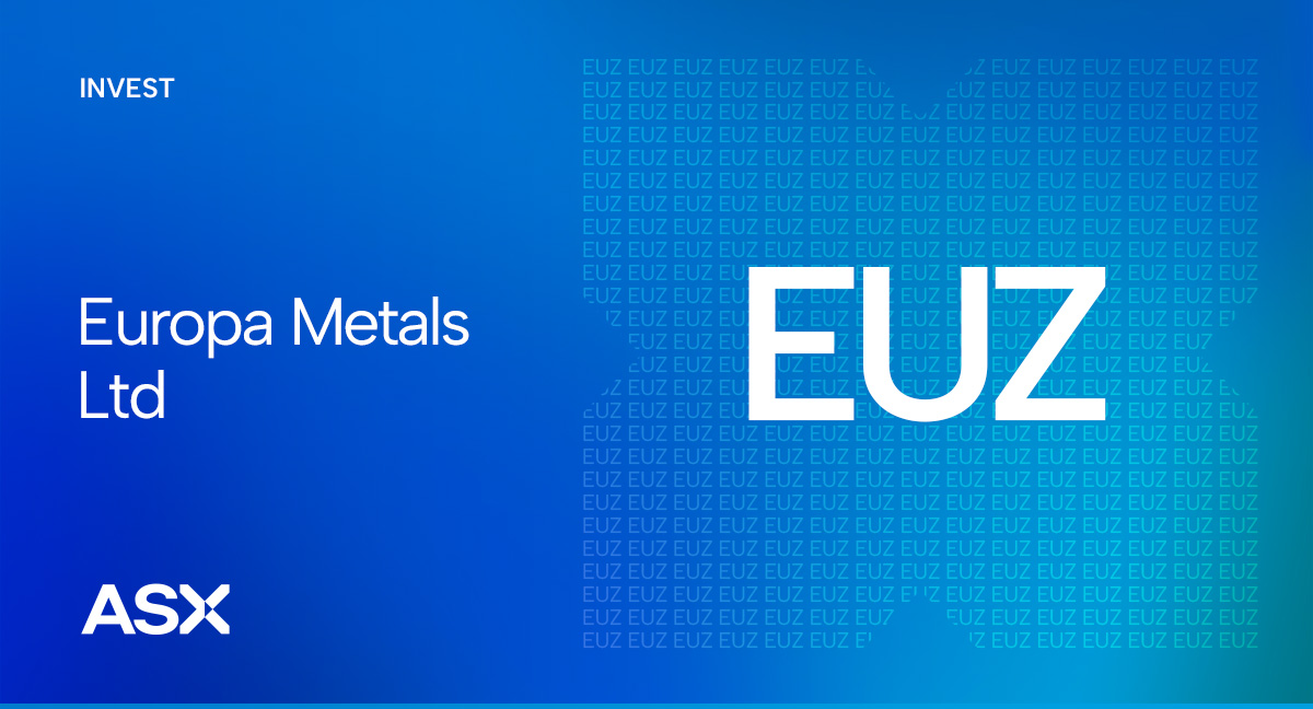 ASX's tweet photo. ASX welcomes Europa Metals Ltd. Congrats on EUZ being admitted to ASX! We wish you well for the future.

https://t.co/Fm43oiZDny

#ASXBell #ASXListing https://t.co/YRf9VQ1igp