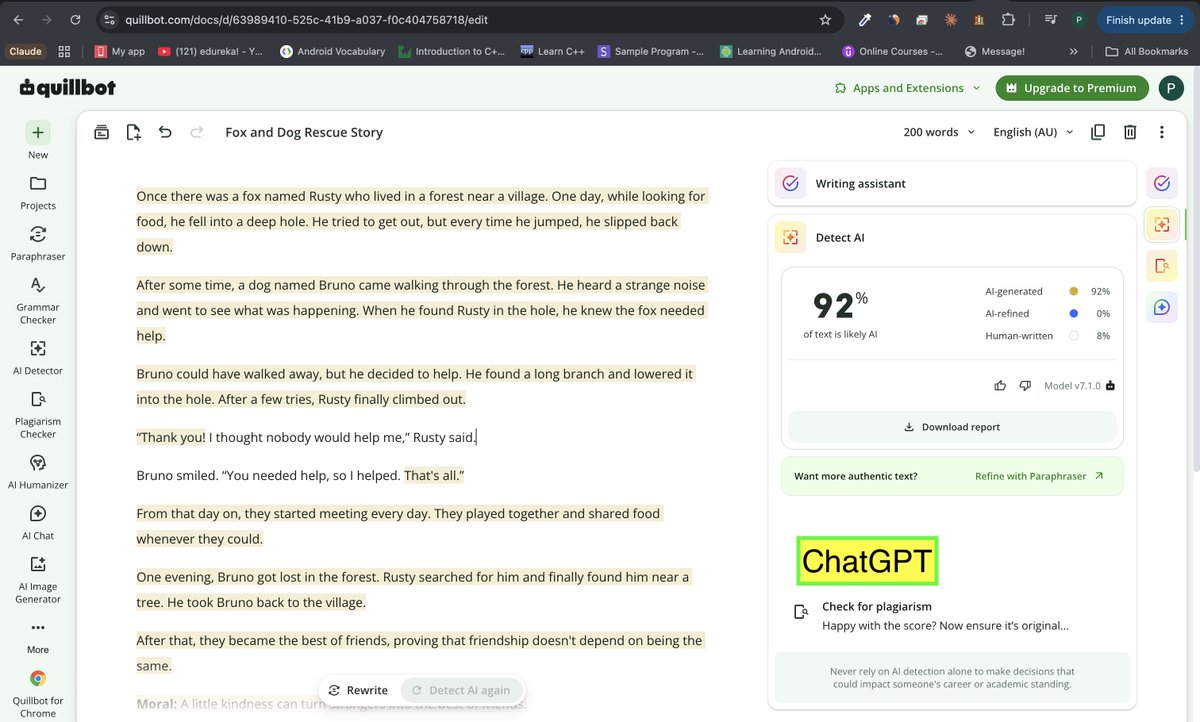 Iampuranthapa's tweet photo. @nahid_pro09 I just checked it out, and it’s not working perfectly, but it’s better than ChatGPT. It also makes grammatical mistakes.

Here are the results I got from my own testing. https://t.co/LGEdCmuHJO