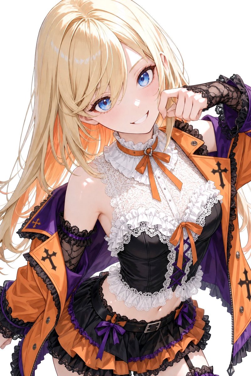 sktGT1016's tweet photo. こんにちは、お昼は緊急地震速報で出遅れたハロコスの姉さんです♪

「ちょっと取消しは別の方法にしてw💛✨」

SFW anime-style illustration
no nudity. no suggestive intent. #AIart
Generated by @grok imagine #姉タイム https://t.co/KtieD3dnT3