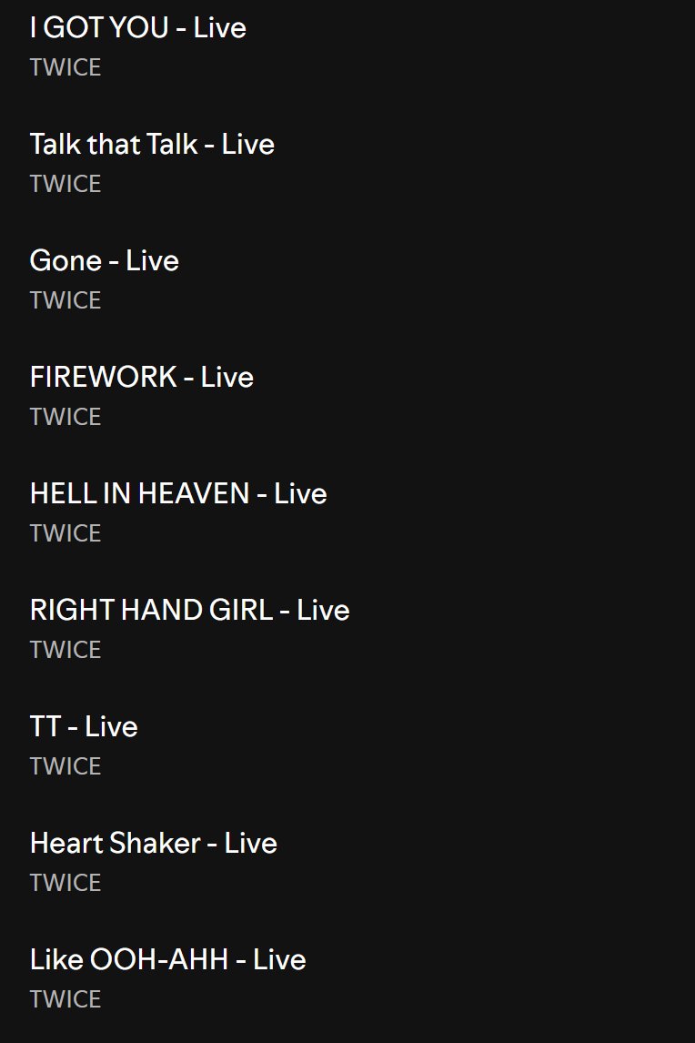 godmitzu's tweet photo. TWICE's first ever LIVE album with 26 tracks is out now! https://t.co/tKOTHD6N2s