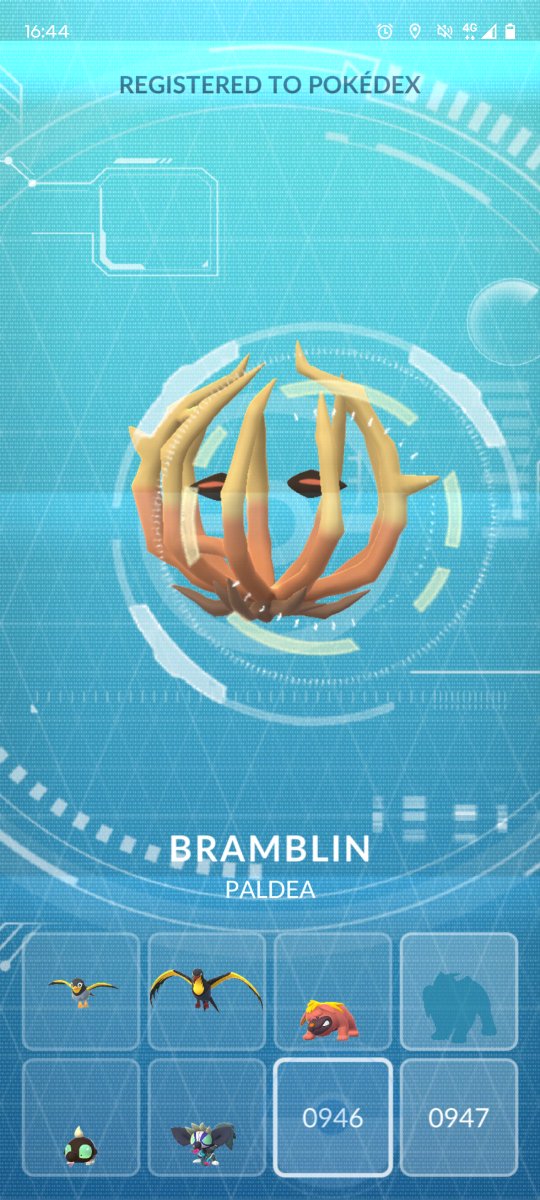 OldSkool4evr's tweet photo. New Pokédex Entry - Bramblin ! 🎉
#PokemonGO #TwilightTrails #PokemonGOfriend #PokemonGOfriends #Pokemon #PokemonGOApp
#Pokedex #Bramblin
#ポケモンGO #ポケモン https://t.co/oB0nSxBrdt