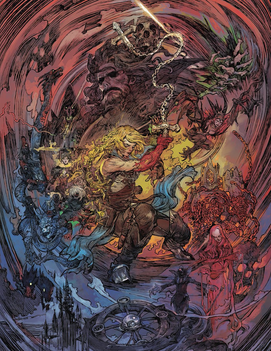 theKomixBro's tweet photo. Castlevania: Belmont's Curse 
4K TEXTLESS POSTER! https://t.co/qBOjylpO1B