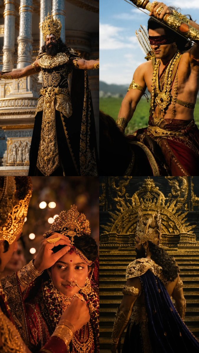 Its_CineHub's tweet photo. What SS Rajamouli dreamed of for so many years, Nitesh Tiwari achieved in just two years with #Ramayana. Damn 💥 https://t.co/he32x2LFm6