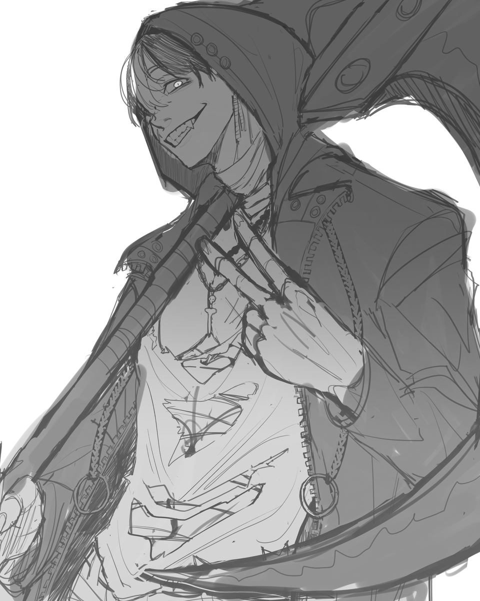 goatfins's tweet photo. Hanma wip,, gn https://t.co/rWY7tn1SeC