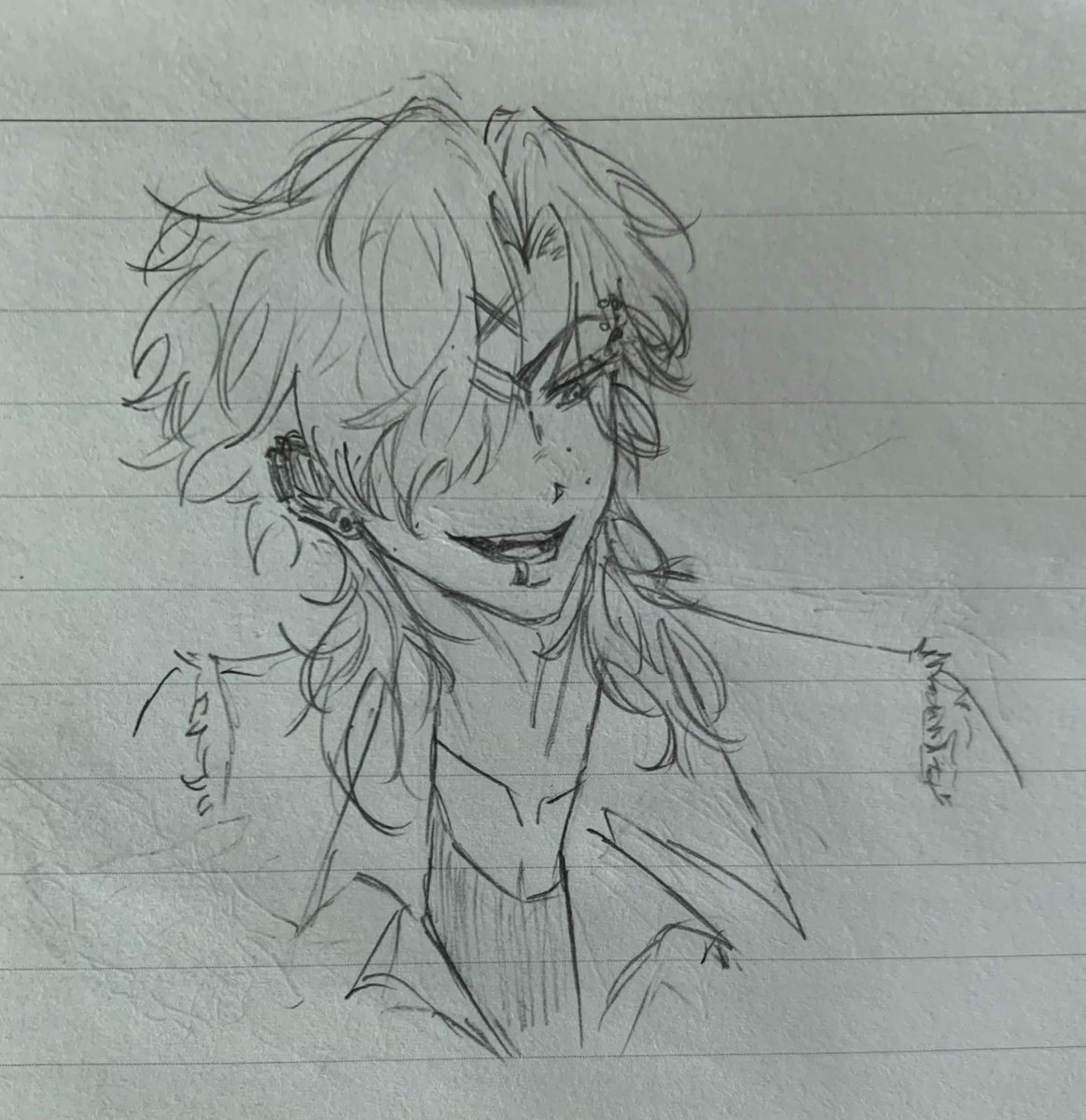 whitneyluvrboy's tweet photo. some of my older whitneys ... drawing him on paper is rlly fun ! i also only noticed now that he smiles a fucking lot in my drawings lol #dol https://t.co/DNo71FSvt6