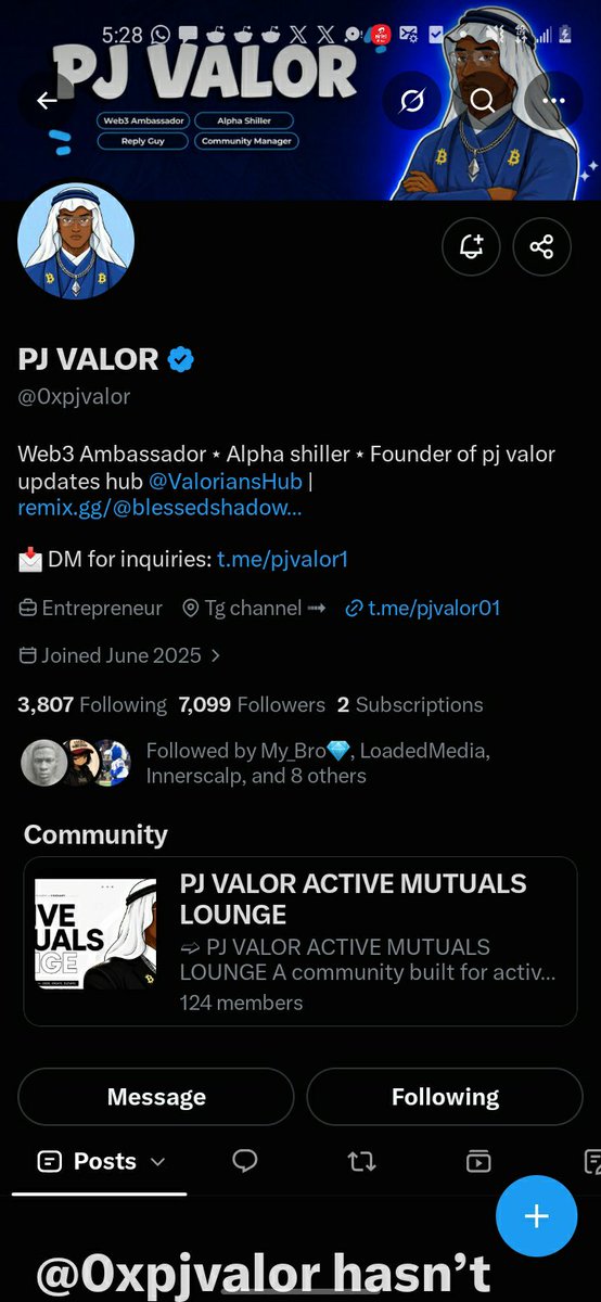 iamDanonymousg's tweet photo. @ValoriansHub @0xpjvalor 0xA0846Bb7d27c9F5Ca39E0267BD18E33178ACC185
#VALORIANSHUB #PJVALOR https://t.co/wxNJ6wawMG