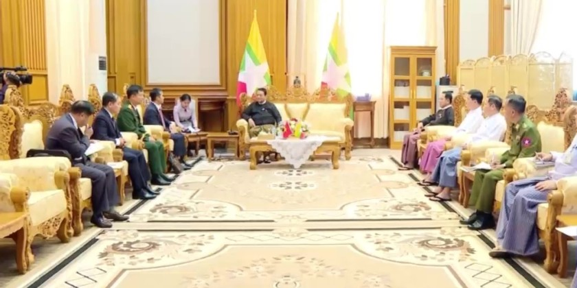 ThiriReports's tweet photo. Myanmar and Vietnam strengthen parliamentary ties as leaders discuss deeper cooperation in trade, technology, culture and youth affairs, opening new pathways for regional partnership and shared progress. #Myanmar #Vietnam #ASEAN #Diplomacy #RegionalCooperation https://t.co/L2AvYKMmLP