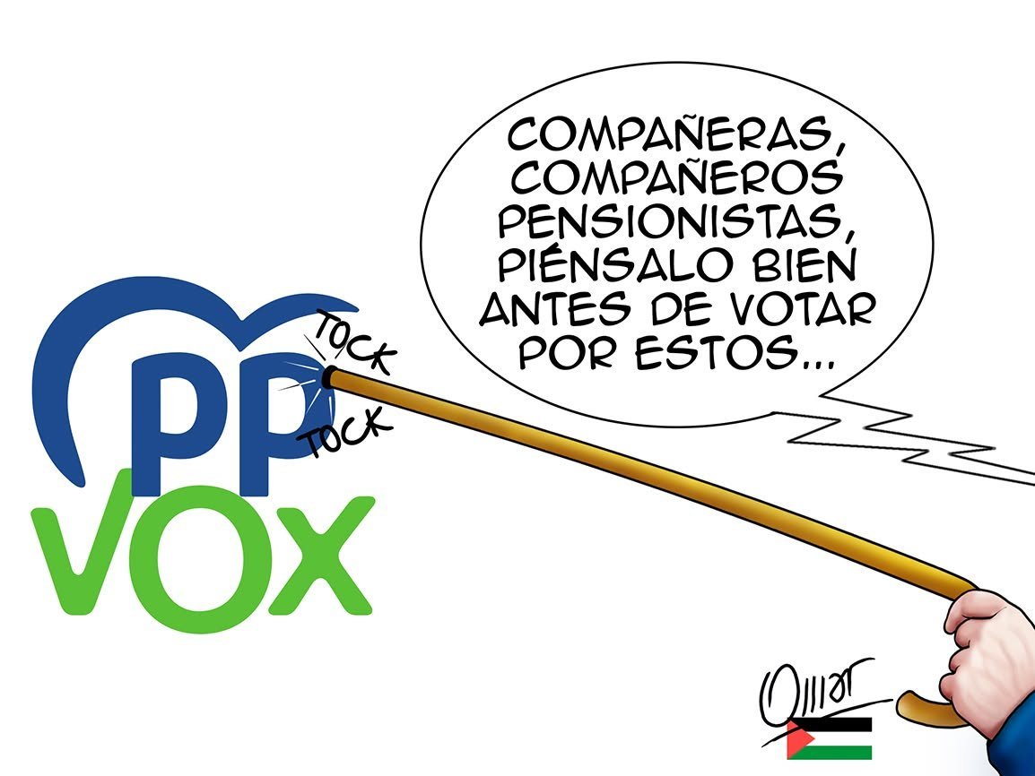 salvadortejedor's tweet photo. 8 millones de personas entre 55 y 67 aรฑos pendientes de como serรกn sus condiciones de acceso a la jubilaciรณn.
9,5 millones de pensionistas mosqueadas de que PPVOX quiera meter mano a sus ingresos.
17,5 millones.
El 45% del censo
#PensionesDignas #Pensiones #FelizViernes #Hola https://t.co/zUeoxhoC9T