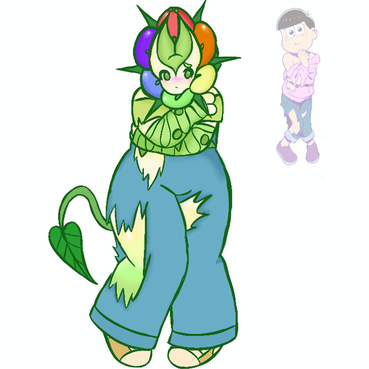 Baior3nsu's tweet photo. I've tried to improve my dandy, you have no idea how much I hate making it deformed, so that's why I'm trying to improve it with references unu uwu 
Suggestive alert btw #suggestive #dandicusdancifer #dandy #drawings #stupidflower https://t.co/7ryfDjwAES