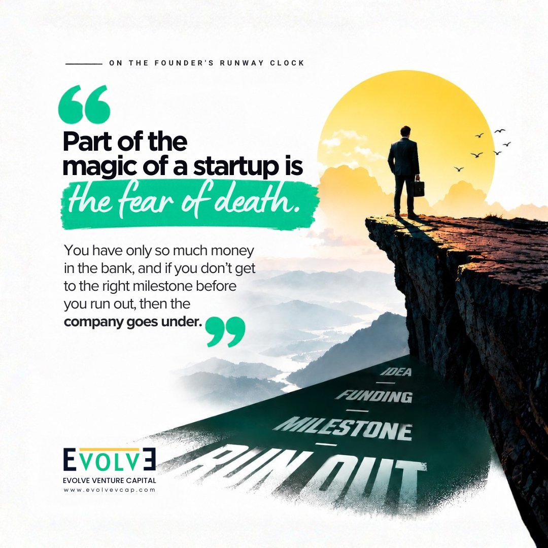 evolvevc's tweet photo. A founder's real countdown: cash runway. Build traction before time runs out. 

https://t.co/NIs3h7ywgU

contact@evolvevcap.com
https://t.co/mej1EY9CY4
WhatsApp: +65 8181 4097

#Evolvevcap #EvolveVentureCapital #Startups https://t.co/Dx2fCS7U64