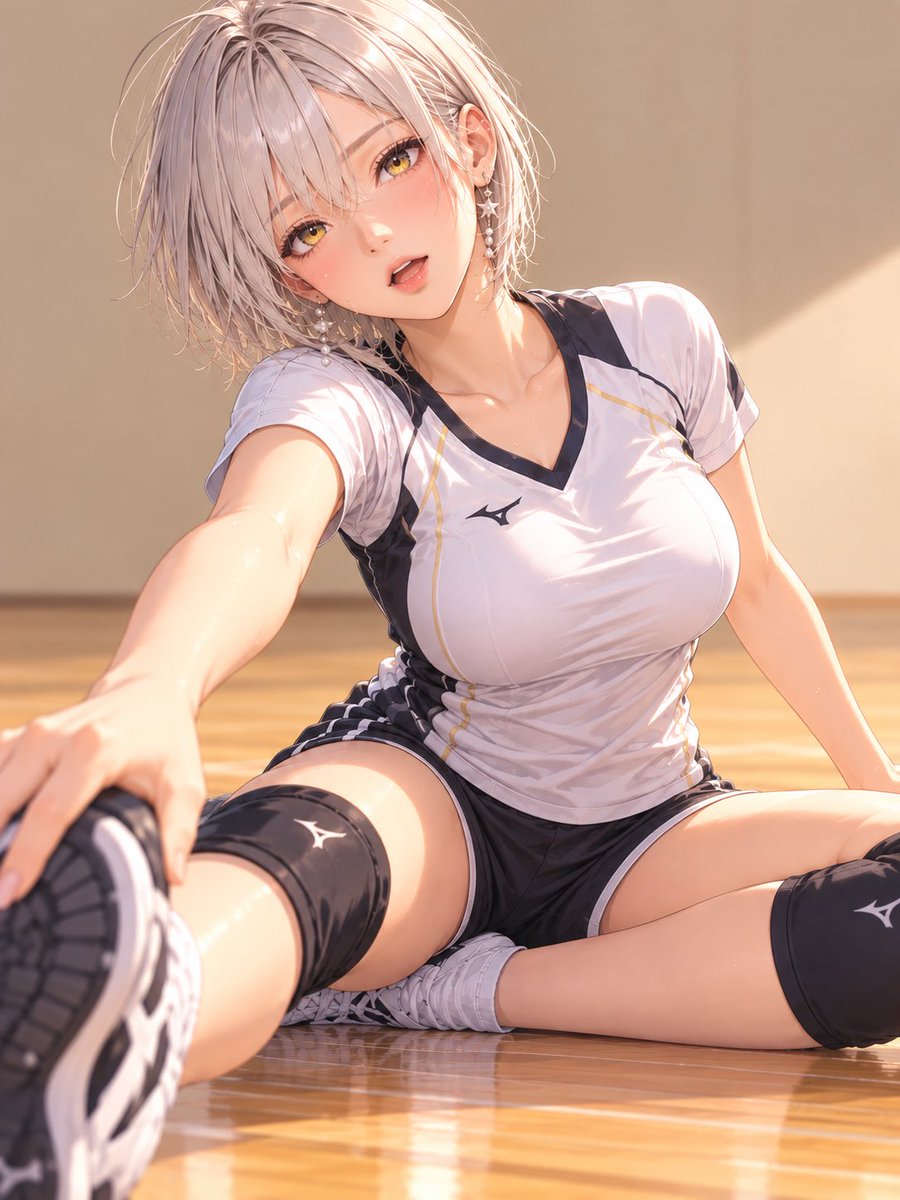 kanatyan_ai's tweet photo. 蜜原かな / Mitsuhara Kana

バレーの練習前。

SFW illustration, no nudity.
#蜜原かな #AIart https://t.co/wTPCXqqttY