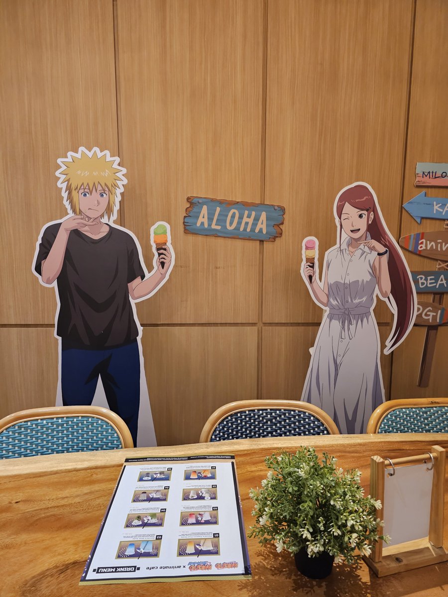 daem_MIA's tweet photo. Milou Farmhouse Cafe Grand Indonesia lagi Collab sama Naruto

Keren sih... tapi sayang gaada standee Narusasu ciuman https://t.co/ZgUtII8B6p