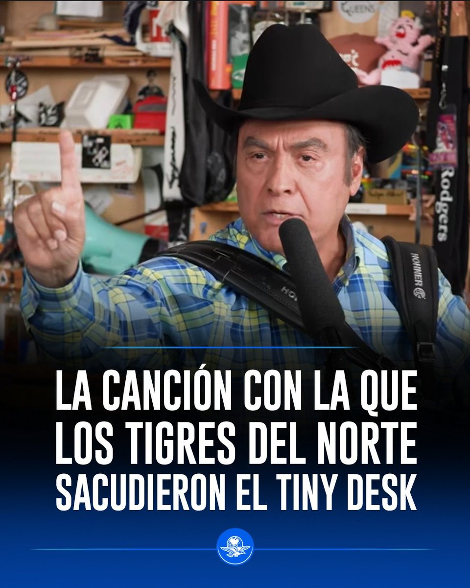 El_Universal_Mx's tweet photo. 🎼  ¡Es más que una canción! 🐯

🎙️ Los Tigres del Norte sacudieron el mundo de la música con su presentación en el Tiny Desk https://t.co/NL5SB03app