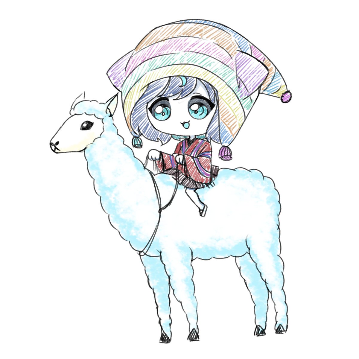 Ztaellar's tweet photo. Gracias por acompañarme el día de hoy a dibujar una ztae altiplánica xD toca irme a dormir pero mañana continuamos con los dibujos para miembros del canal ^^ https://t.co/R5aHUVew1N