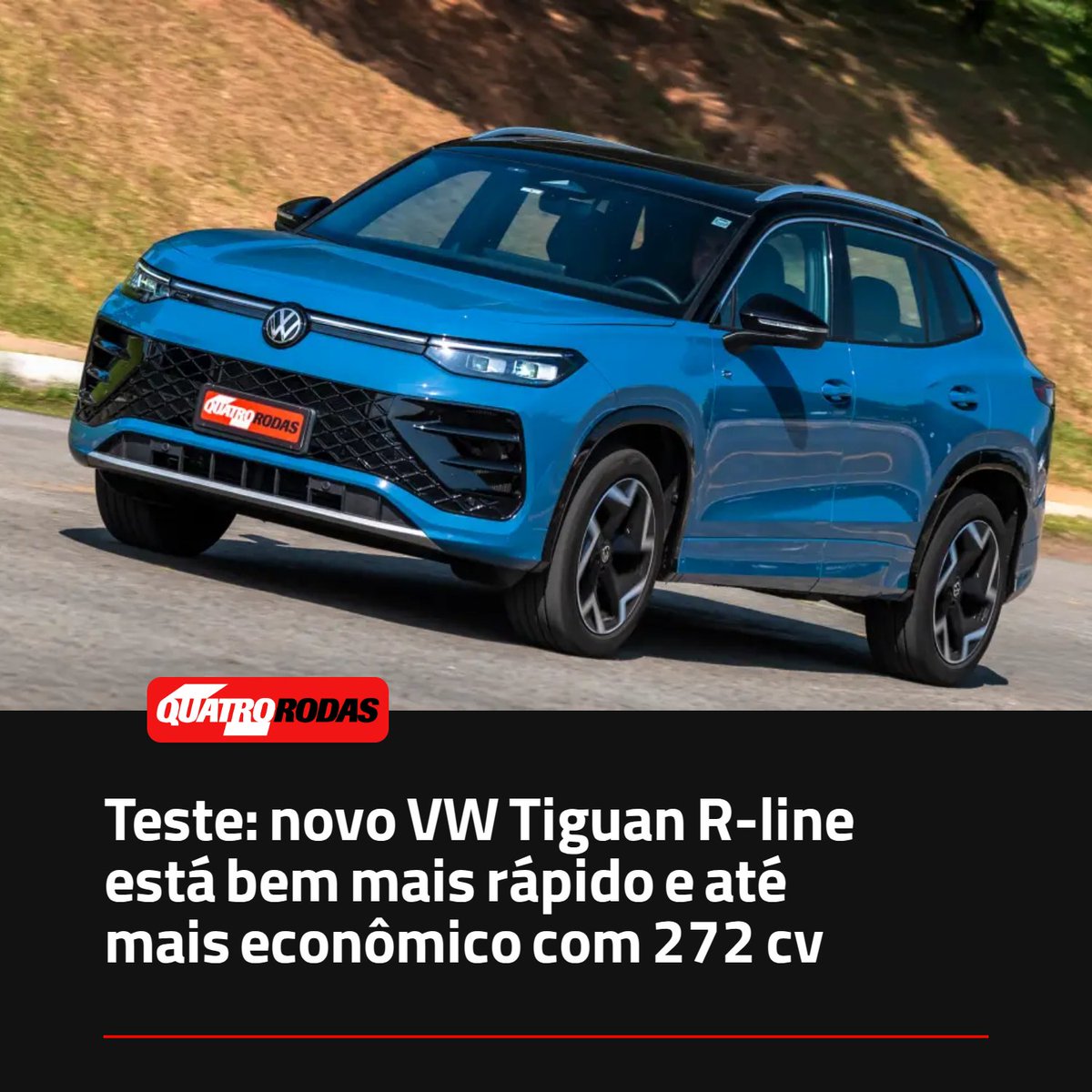 quatrorodas's tweet photo. Com tração integral e mais potente do que nunca, o Volkswagen Tiguan é o SUV certo para quem não quer um híbrido
https://t.co/9IAU40g24P https://t.co/CbwtDo6wiZ