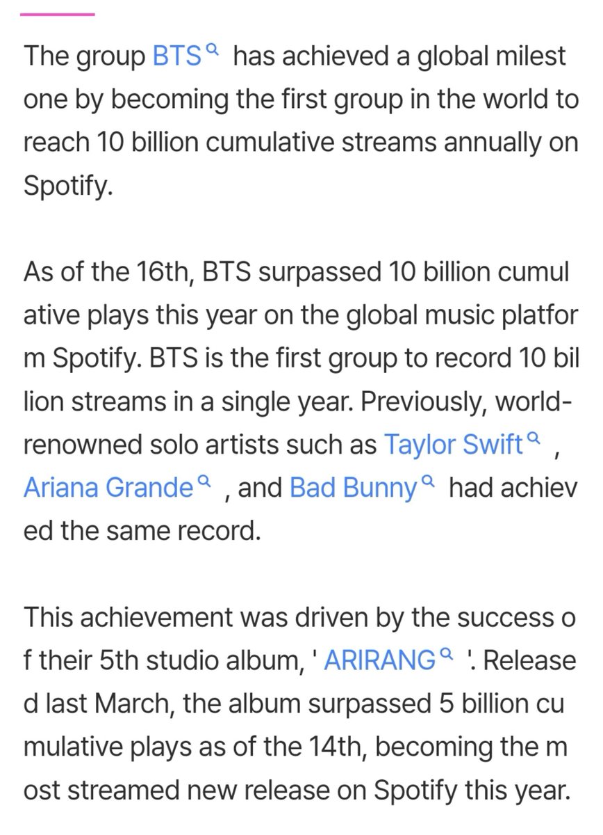 Yoon_kookie97's tweet photo. #BTS is FIRST GROUP in the WORLD to reach 10 billion cumulative streams annually on Spotify 🔥

This is huge , 😭👏🏼

CONGRATULATIONS BTS 
BTS PAVED THE WAY 
BTS BTS BTS https://t.co/EKkzB1Btjr