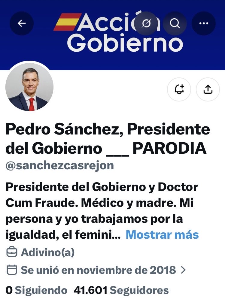 seacabotooo's tweet photo. @sanchezcasrejon 🤦🏻‍♂️🤦🏻‍♂️🤦🏻‍♂️
Es una cuenta Parodia!!! https://t.co/W1092JEfnN