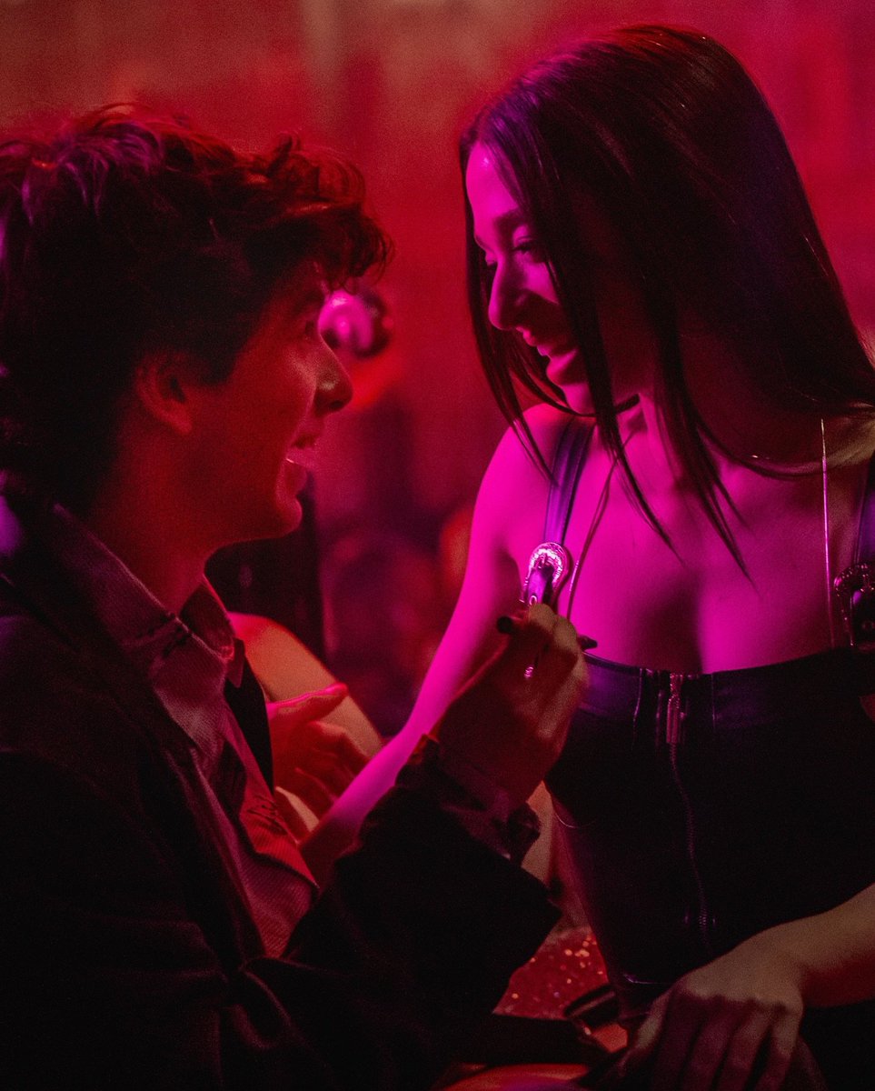 TheLOKII_'s tweet photo. Mikey Madison and Mark Eydelshteyn behind the scenes of ‘ANORA’ https://t.co/Ys5fieHl6i