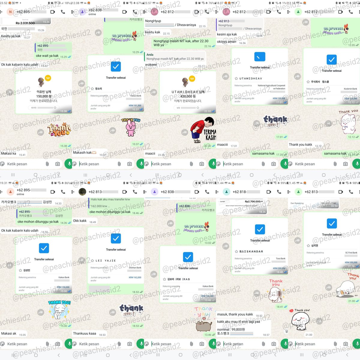 peachiesid2's tweet photo. open jasa tf won co web korea

— tf won
<100k won rate 13.52 fee 8k
>100k won rate 13.53 fee 8k

— co web kr rate 13.55 (NO WAR)
weverse fee 15k
other web fee 20k

📩 fast respon (WA) : https://t.co/KnptYrNg5c

t. proxy transfer trf krw checkout website korea https://t.co/TFylDPK1Bx