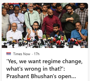 NamboodirisCare's tweet photo. What? Because regime change is supposed to happen via elections. Just because the party you prefer could not win elections - you cant try the anarchy way. @pbhushan1 https://t.co/W0pMnDqChk