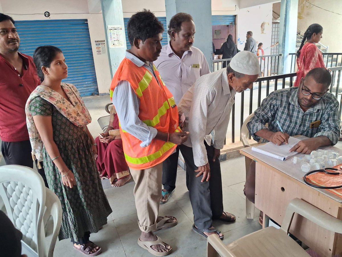 NTEPMedchal's tweet photo. ACF Camp conduct at UPHC Hasmathpet, TU Kukatpally today. #TBMuktbharat #tbharegadeshjeetega @StateTb @TbDivision @dmhomedchalmal1 @CHFW_NHMTG @TelanganaHealth @MoHFW_INDIA https://t.co/Lyqgr8d1rc