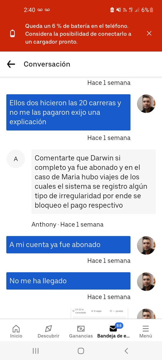 Jony72317730's tweet photo. .@Uber_Col @Uber_Support Exijo el pago manual de mis $1.008.000 COP por mis referidos efectivos en Armenia. Sus agentes Admiten,que se cumplieron las 20 carreras pero me vaciaron el saldo a $0 COP. Tengo lista la demanda ante la @sicsuper por publicidad engañosa. ¡Respondan! https://t.co/fUYoDQEXRT