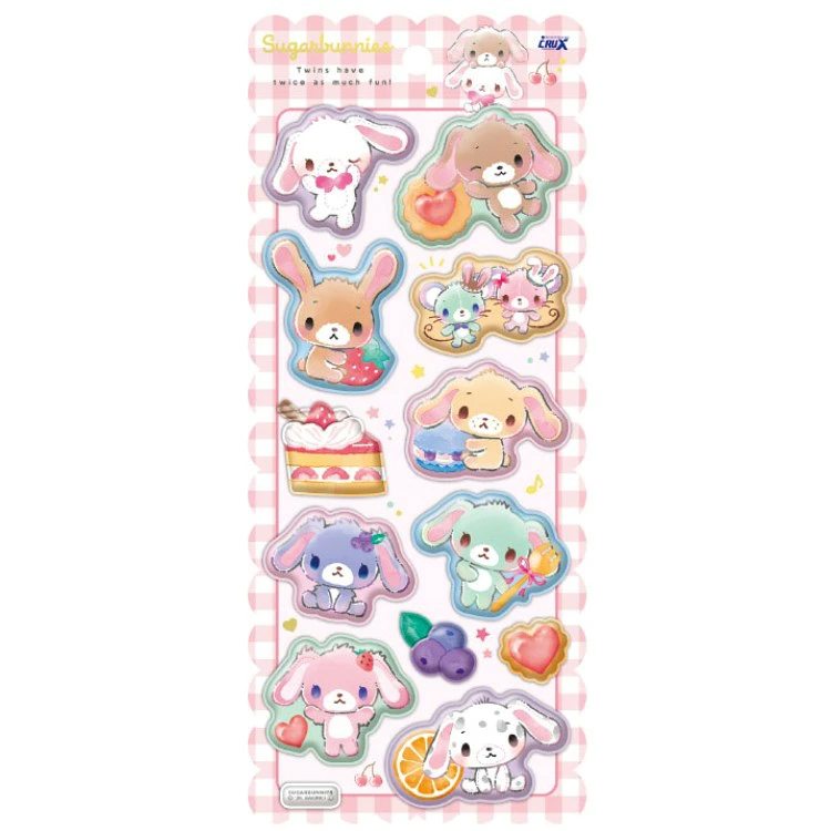 shugabani_info's tweet photo. 【新商品情報】

「シュガーバニーズ もちもちマシュマロシール」が登場🐰🎀

ぷっくりもちもち感がかわいいシール♡
ピンク・ブルーの2デザインがラインナップ🤍🤎

🗓発売中
🛒ショップ：https://t.co/WRlR0CwgIx　#pr

#シュガーバニーズ #サンリオキャラクターズ https://t.co/GgYkJWqTQF