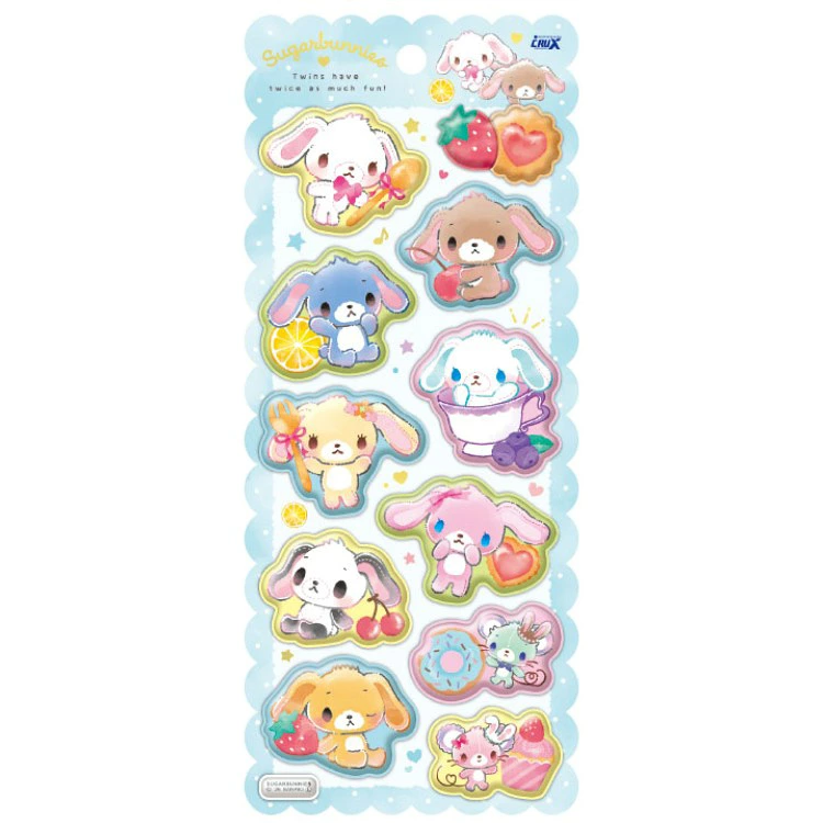 shugabani_info's tweet photo. 【新商品情報】

「シュガーバニーズ もちもちマシュマロシール」が登場🐰🎀

ぷっくりもちもち感がかわいいシール♡
ピンク・ブルーの2デザインがラインナップ🤍🤎

🗓発売中
🛒ショップ：https://t.co/WRlR0CwgIx　#pr

#シュガーバニーズ #サンリオキャラクターズ https://t.co/GgYkJWqTQF