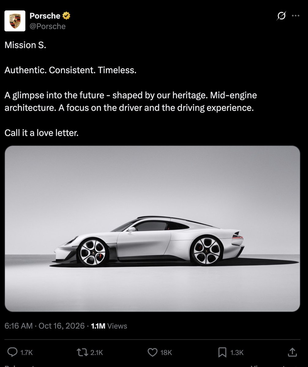 floriandarroman's tweet photo. worst timing ever for Porsche. https://t.co/fUJDM9Jhgr