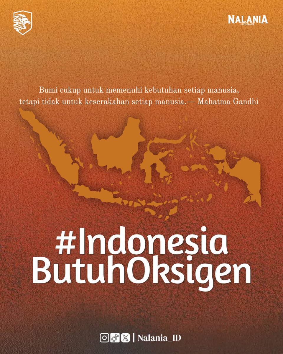 Nalania_ID's tweet photo. Kebakaran hutan dan lahan (karhutla) itu bukan sekadar bencana alam biasa, tapi konflik kepentingan yang merugikan kita semua. Di balik kabut asap yang pekat, ada sengketa lahan dan hilangnya hak masyarakat yang terus terpinggirkan. Bumi udah makin merana akibat ego oknum yang tega merusak ruang hidup bersama demi keuntungan sesaat.

Yuk, bareng-bareng kita bersuara buat keadilan lingkungan saat ini juga! Kita butuh penegakan hukum yang tegas tanpa pandang bulu untuk para perusak hutan dan perlindungan nyata bagi masyarakat lokal penjaga alam. Mari kita gaungkan kepedulian ini dan kawal terus isunya, karena setiap dari kita berhak atas udara bersih dan lingkungan yang sehat sekarang juga! 📢🌱

#IndonesiaButuhOksigen
#JanganDiamSebelumPadam