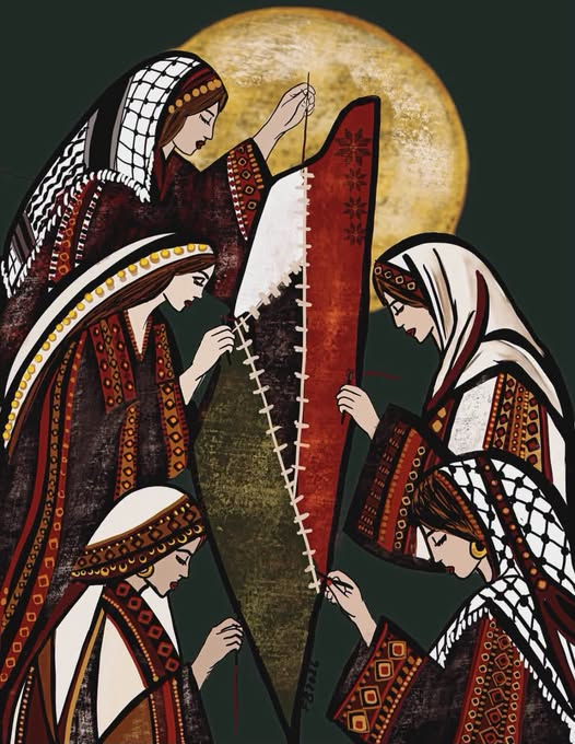 marcaval63's tweet photo. Palestinian artist Fedaa Boqaileh https://t.co/bIrySld3NG