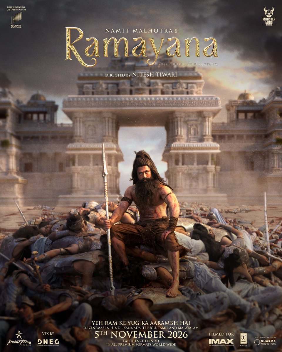 FirstNoteFilm's tweet photo. #Yash as Ravana https://t.co/kCJx5eSgT4