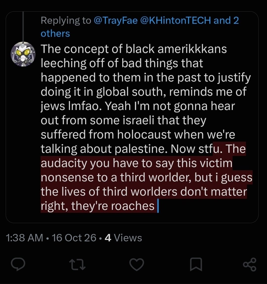 TrayFae's tweet photo. Bruh I didn't even say this to your nigga hating antisemitic ass 😭

Just sensitive and for what? Cuz black ppl don't wanna be y'all little doormat? Suck it up https://t.co/1DnESSDt1n