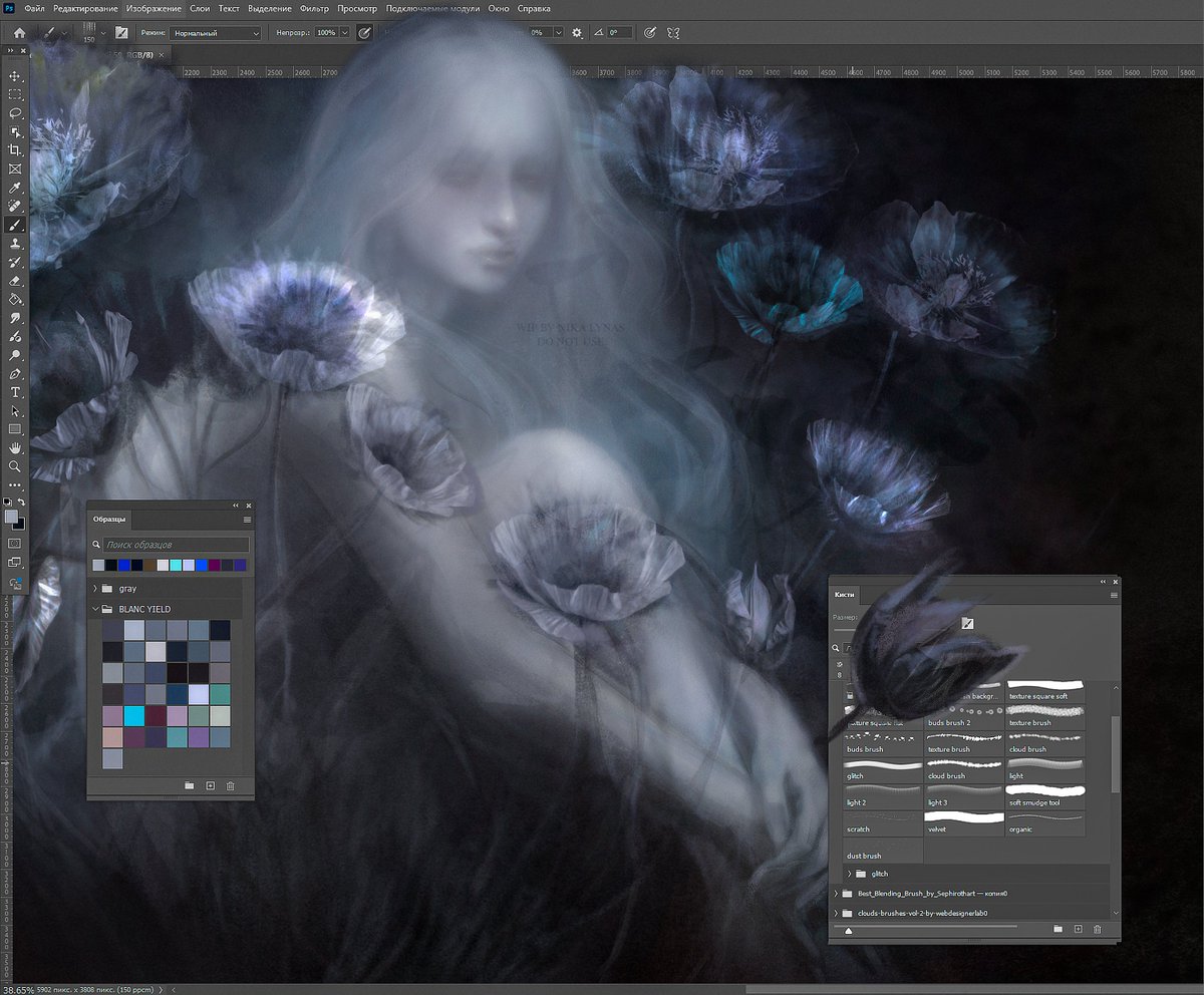 nikalynas's tweet photo. The software I use &amp; my art 💙 https://t.co/7kAnK7hCm2