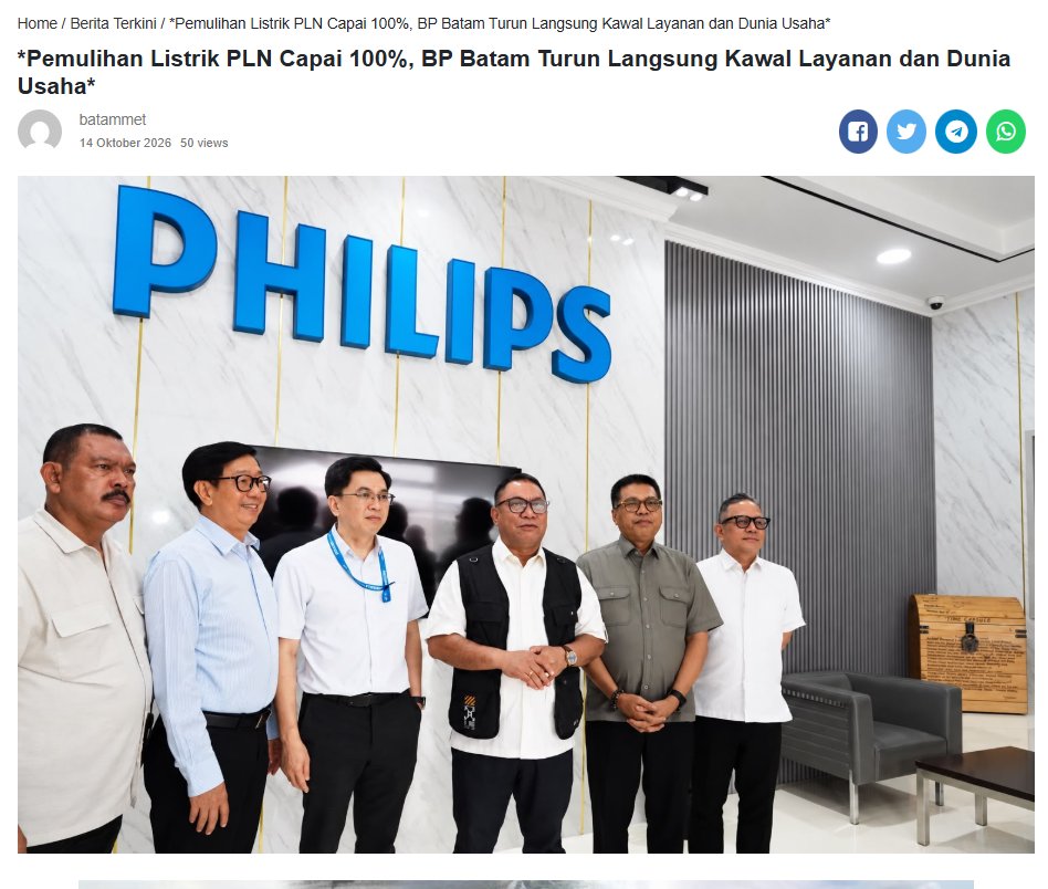 sehatbumiku's tweet photo. gokil bp batam, buktikan keandalan energi di wilayah industri makin mantap https://t.co/HX4ATWFzq9